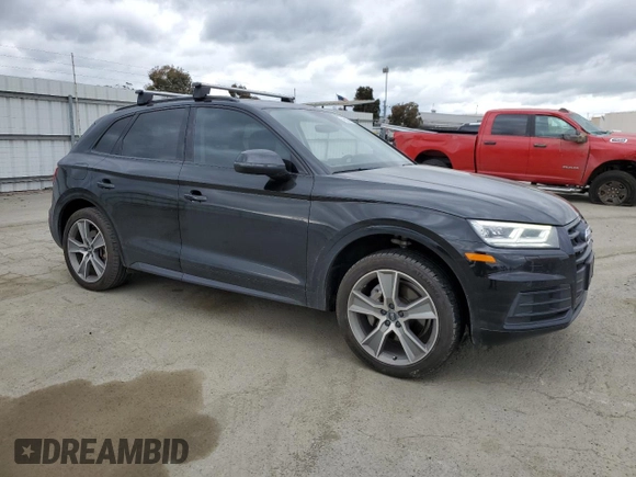 2019 Audi Q5 Premium Plus with VIN WA1BNAFY0K2132416, listed as a Copart auction lot 48697485 with 88,717 mi miles and Salvage Title. Bid and sale history available at carsss.com. Image 4.