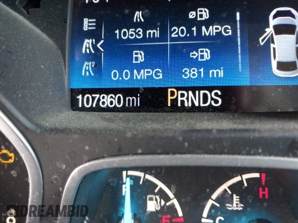 2017 Ford Escape SE with VIN 1FMCU0GD4HUC27041, listed as a IAAI auction lot 42127328 with 107,860 mi miles. Bid and sale history available at carsss.com. Image 15.