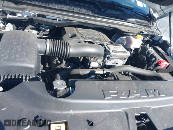 2024 Ram 1500 Big Horn with VIN 1C6SRFFT1RN142853, listed as a IAAI auction lot 41722121 with 16,566 mi miles and . Bid and sale history available at DreamBid. Image 10.
