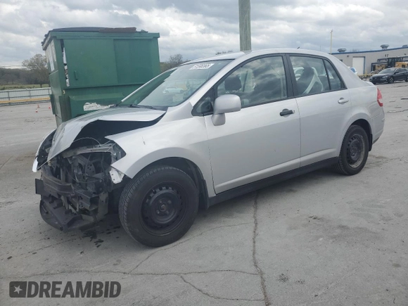 2010 Nissan Versa S with VIN 3N1BC1AP2AL382265, listed as a Copart auction lot 51598365 with 354,098 mi miles and Salvage Title. Bid and sale history available at DreamBid. Image 1.