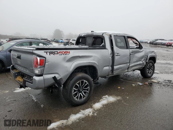 2021 Toyota Tacoma 4WD SR5 with VIN 3TMDZ5BN7MM105408, listed as a Copart auction lot 45128645 with 0 mi miles and Salvage Title. Bid and sale history available at carsss.com. Image 3.