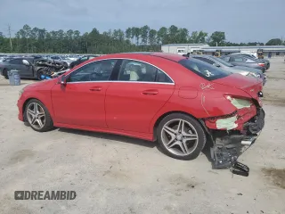 2014 Mercedes-Benz CLA 250 with VIN WDDSJ4EB3EN050303, listed as a Copart auction lot 58004235 with 90,789 mi miles and Salvage title. Bid and sale history available at DreamBid. Image 2.