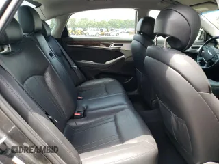 2018 Genesis G80 3.8L with VIN KMHGN4JE0JU238650, listed as a Copart auction lot 63099184 with 83,392 mi miles and Salvage Title. Bid and sale history available at carsss.com. Image 10.