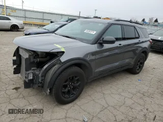 2021 Ford Explorer Timberline z VIN 1FMSK8JH0MGC28191, wystawiony jako Copart lot #84392374 z przebiegiem 76 987 mil mil oraz Szkoda całkowita • Salvage title. Historia ofert i sprzedaży dostępna na DreamBid. Obrazek 1.