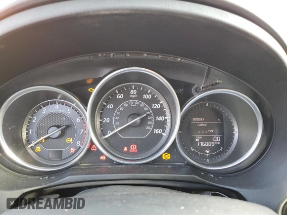 2014 Mazda 6 i Touring with VIN JM1GJ1V65E1144207, listed as a Copart auction lot 47809125 with 176,009 mi miles and Salvage Title. Bid and sale history available at carsss.com. Image 9.