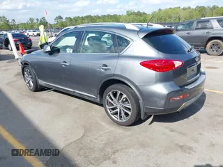 2017 Infiniti QX50 with VIN JN1BJ0RP4HM385429, listed as a IAAI auction lot 41956117 with 95,575 mi miles and . Bid and sale history available at DreamBid. Image 3.