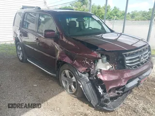 2014 Honda Pilot EX-L z VIN 5FNYF4H5XEB055640, wystawiony jako IAAI lot #42173722 z przebiegiem 123 456 mil mil oraz . Historia ofert i sprzedaży dostępna na DreamBid. Obrazek 1.