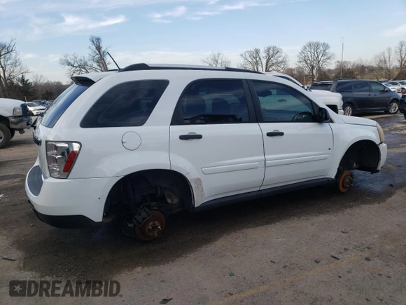 2008 Chevrolet Equinox LS z VIN 2CNDL13F186047793, wystawiony jako Copart lot #39382394 z przebiegiem 172 364 mil mil oraz Szkoda całkowita • Salvage title. Historia ofert i sprzedaży dostępna na DreamBid. Obrazek 3.