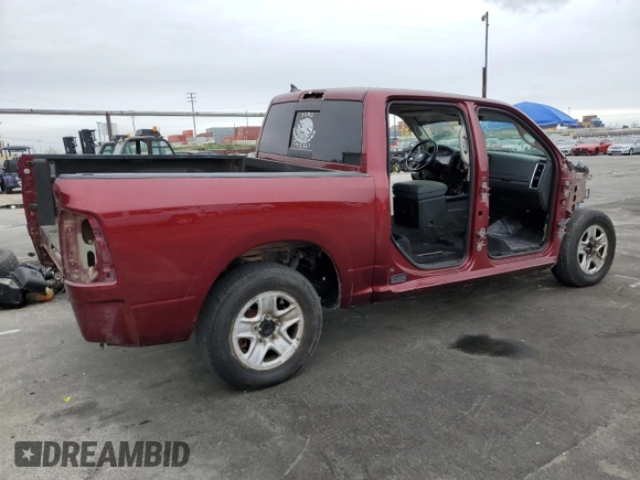 2018 Ram 1500 Big Horn with VIN 1C6RR7LM3JS259079, listed as a Copart auction lot 47464565 with Not provided miles and Salvage title. Bid and sale history available at DreamBid. Image 3.