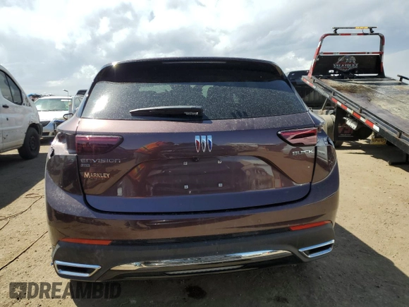 2024 Buick Envision Preferred with VIN LRBFZME45RD049220, listed as a Copart auction lot 53156755 with 3,692 mi miles and Salvage Title. Bid and sale history available at carsss.com. Image 6.