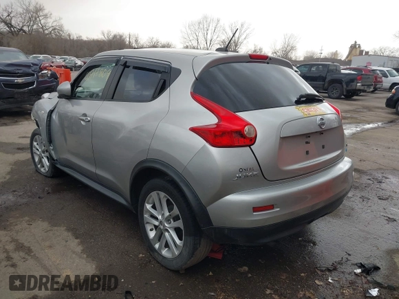 2012 Nissan Juke SL with VIN JN8AF5MV1CT119494, listed as a IAAI auction lot 41717809 with 129,741 mi miles. Bid and sale history available at carsss.com. Image 3.