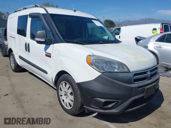 2015 Ram ProMaster City Cargo Tradesman z VIN ZFBERFAT2F6A01878, wystawiony jako IAAI lot #42677103 z przebiegiem 86 137 mil mil oraz . Historia ofert i sprzedaży dostępna na DreamBid. Obrazek 1.