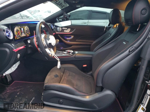 2019 Mercedes-Benz E 53 AMG with VIN WDD1K6BB2KF087731, listed as a Copart auction lot 42838895 with 29,840 mi miles and Salvage Title. Bid and sale history available at DreamBid. Image 7.