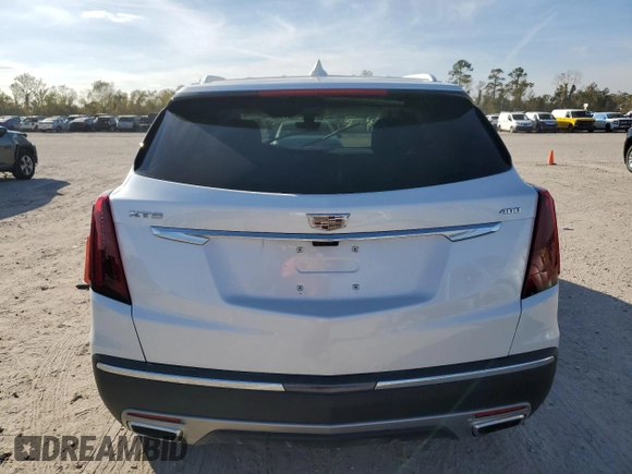 2023 Cadillac XT5 FWD Premium Luxury with VIN 1GYKNCRS7PZ150378, listed as a Copart auction lot 84757014 with 21,631 mi miles and Salvage Title. Bid and sale history available at carsss.com. Image 6.