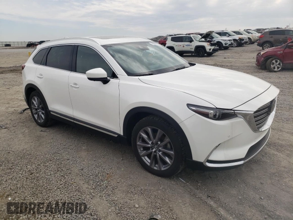 2023 Mazda CX-9 Carbon Edition with VIN JM3TCBDYXP0630514, listed as a Copart auction lot 46869765 with 14,410 mi miles and Salvage Title. Bid and sale history available at carsss.com. Image 4.