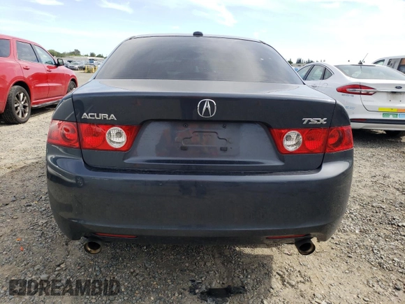 2005 Acura TSX with VIN JH4CL96985C033699, listed as a Copart auction lot 55130015 with 260,046 mi miles and Salvage title. Bid and sale history available at DreamBid. Image 6.
