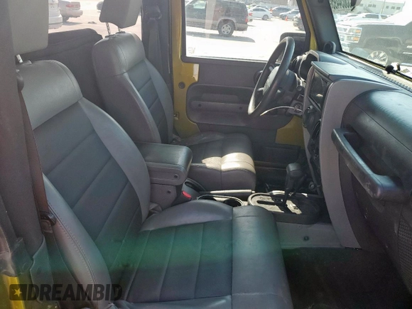 2008 Jeep Wrangler X with VIN 1J4FA24148L617265, listed as a Copart auction lot 53054495 with 143,270 mi miles and Salvage Title. Bid and sale history available at DreamBid. Image 10.