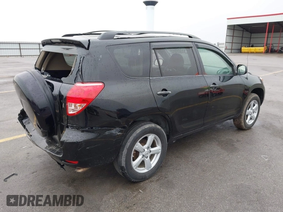 2008 Toyota RAV4 with VIN JTMZD33VX86059196, listed as a IAAI auction lot 41697456 with 267,334 mi miles. Bid and sale history available at carsss.com. Image 4.