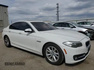 2016 BMW 5 Series 528i with VIN WBA5A5C55GG347362, listed as a Copart auction lot 53672395 with 129,299 mi miles and Salvage Title. Bid and sale history available at DreamBid. Image 4.