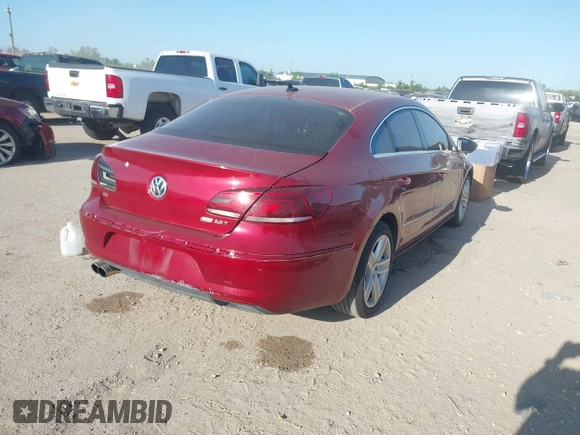 2013 Volkswagen CC Sport with VIN WVWBP7AN4DE558398, listed as a IAAI auction lot 41975725 with 161,982 mi miles. Bid and sale history available at carsss.com. Image 4.