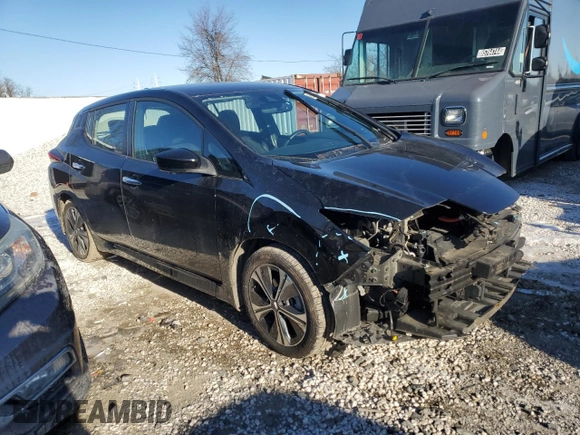 2020 Nissan LEAF SV Plus with VIN 1N4BZ1CP8LC308460, listed as a Copart auction lot 89334465 with 34,623 mi miles and Salvage Title. Bid and sale history available at DreamBid. Image 4.