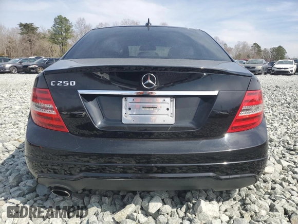 2014 Mercedes-Benz C 250 Sport with VIN WDDGF4HB3EA917970, listed as a Copart auction lot 46916585 with 136,288 mi miles and Salvage title. Bid and sale history available at DreamBid. Image 6.