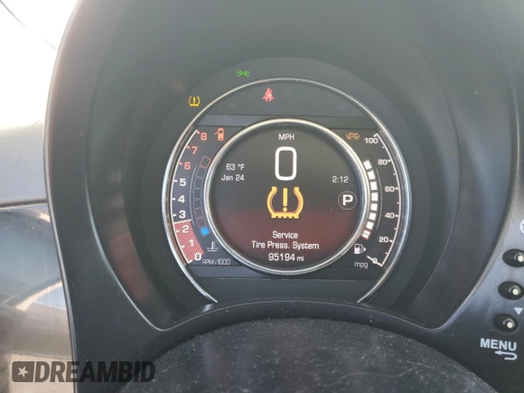 2018 FIAT 500 Pop with VIN 3C3CFFKH2JT504754, listed as a Copart auction lot 42126405 with 95,194 mi miles and Salvage Title. Bid and sale history available at carsss.com. Image 9.