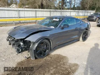 2022 Ford Mustang EcoBoost with VIN 1FA6P8TH9N5150100, listed as a Copart auction lot 47296295 with 21,996 mi miles and Salvage Title. Bid and sale history available at carsss.com. Image 1.
