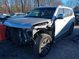 2019 Nissan Armada SL with VIN JN8AY2ND4K9085853, listed as a IAAI auction lot 41305883 with 149,571 mi miles. Bid and sale history available at carsss.com. Image 2.