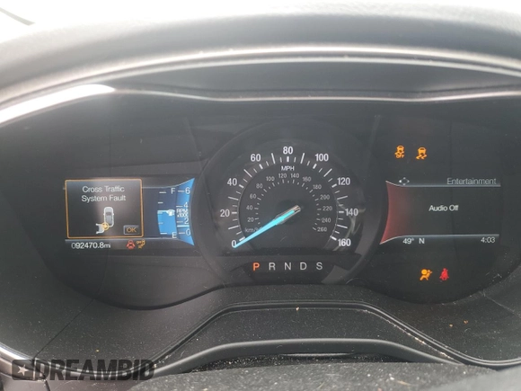 2020 Ford Fusion SE z VIN 3FA6P0T9XLR138977, wystawiony jako Copart lot #55260085 z przebiegiem 92 470 mil mil oraz Szkoda całkowita • Salvage title. Historia ofert i sprzedaży dostępna na DreamBid. Obrazek 9.