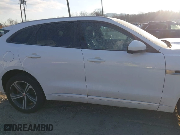 2019 Jaguar F-Pace S with VIN SADCM2FV2KA398507, listed as a IAAI auction lot 41409436 with 93,687 mi miles and . Bid and sale history available at DreamBid. Image 13.