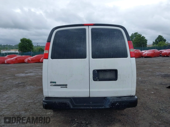 2012 Chevrolet Express Cargo with VIN 1GCWGFFA8C1108597, listed as a IAAI auction lot 42323808 with 200,965 mi miles and . Bid and sale history available at DreamBid. Image 15.