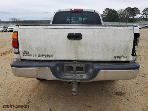 2002 Toyota Tundra SR5 with VIN 5TBRT34192S326732, listed as a Copart auction lot 44801655 with 292,318 mi miles and Salvage Title. Bid and sale history available at carsss.com. Image 6.
