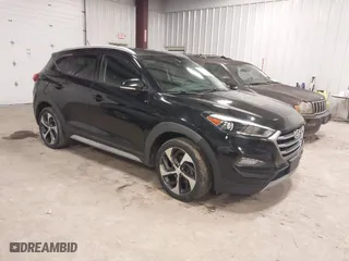 2017 Hyundai Tucson Sport with VIN KM8J3CA24HU446388, listed as a IAAI auction lot 41734586 with 104,771 mi miles. Bid and sale history available at carsss.com. Image 1.