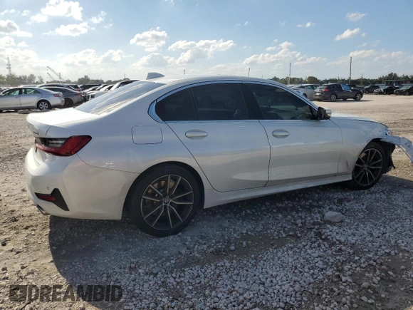 2021 BMW 3 Series 330i with VIN 3MW5R1J01M8B90237, listed as a Copart auction lot 50456685 with 44,152 mi miles and Non Repairable. Bid and sale history available at carsss.com. Image 3.