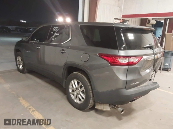 2020 Chevrolet Traverse LS with VIN 1GNERLKW5LJ153784, listed as a IAAI auction lot 41157698 with 94,672 mi miles. Bid and sale history available at carsss.com. Image 3.
