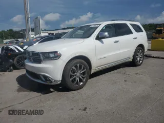 2016 Dodge Durango Citadel with VIN 1C4RDJEG7GC442287, listed as a Copart auction lot 63180075 with 123,415 mi miles and Salvage title. Bid and sale history available at DreamBid. Image 1.
