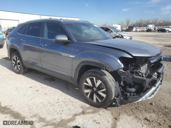 2023 Volkswagen Atlas Cross Sport 2.0T SE with VIN 1V2LC2CA5PC220083, listed as a Copart auction lot 43149255 with 24,816 mi miles and Salvage Title. Bid and sale history available at carsss.com. Image 4.