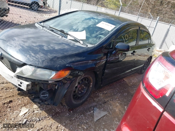 2008 Honda Civic Sdn EX with VIN 1HGFA16878L057446, listed as a IAAI auction lot 41760131 with 187,054 mi miles. Bid and sale history available at carsss.com. Image 17.