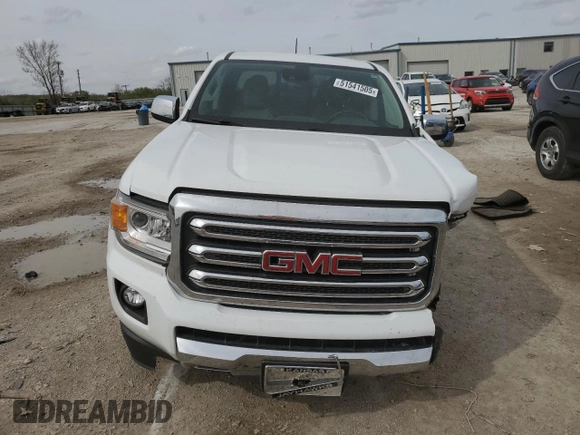 2019 GMC Canyon 4WD SLT with VIN 1GTG6DEN0K1324586, listed as a Copart auction lot 51541505 with 29,576 mi miles and Salvage title. Bid and sale history available at DreamBid. Image 5.
