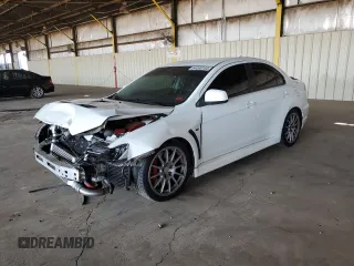 2010 Mitsubishi Lancer Evolution SE with VIN JA32W6FV8AU034077, listed as a Copart auction lot 64098154 with 120,041 mi miles and Salvage Title. Bid and sale history available at carsss.com. Image 1.