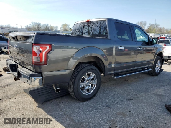 2015 Ford F-150 XLT with VIN 1FTEW1EF6FKD07564, listed as a Copart auction lot 50184605 with 270,166 mi miles and Salvage Title. Bid and sale history available at carsss.com. Image 3.