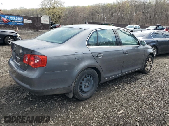 2006 Volkswagen Jetta 2.5L with VIN 3VWRF71K36M714139, listed as a Copart auction lot 51756475 with 137,165 mi miles and Salvage title. Bid and sale history available at DreamBid. Image 3.
