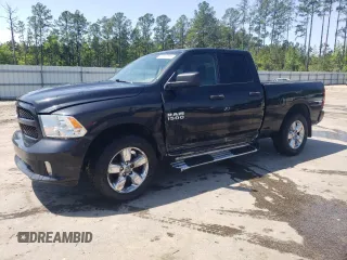 2018 Ram 1500 Express with VIN 1C6RR7FG1JS308852, listed as a Copart auction lot 51812515 with 68,224 mi miles and Salvage title. Bid and sale history available at DreamBid. Image 1.