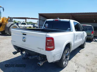 2020 Ram 1500 Limited with VIN 1C6SRFHM9LN225475, listed as a IAAI auction lot 42353156 with 195,185 mi miles and . Bid and sale history available at DreamBid. Image 4.