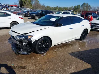2017 Nissan Maxima SV with VIN 1N4AA6AP8HC418905, listed as a IAAI auction lot 41248444 with 95,287 mi miles and . Bid and sale history available at DreamBid. Image 2.