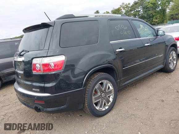 2011 GMC Acadia Denali with VIN 1GKKVTED9BJ412734, listed as a IAAI auction lot 40411945 with Not Provided miles. Bid and sale history available at carsss.com. Image 4.