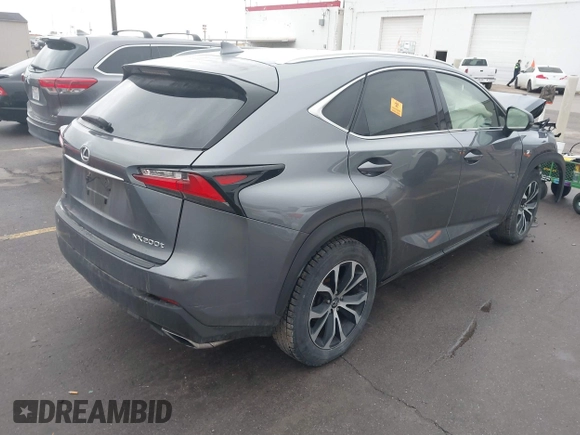 2016 Lexus NX 200t with VIN JTJBARBZ3G2081951, listed as a IAAI auction lot 38770511 with Not Provided miles and . Bid and sale history available at DreamBid. Image 4.