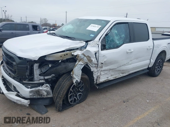2021 Ford F-150 XL with VIN 1FTFW1E54MKD21620, listed as a IAAI auction lot 41583179 with 41,850 mi miles. Bid and sale history available at carsss.com. Image 17.