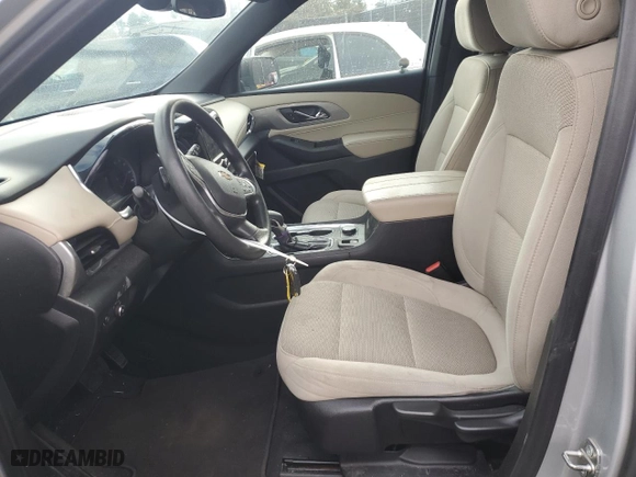 2022 Chevrolet Traverse LS with VIN 1GNERFKW3NJ138804, listed as a Copart auction lot 42082125 with 90,469 mi miles and Salvage Title. Bid and sale history available at carsss.com. Image 7.